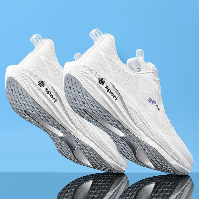 Air Cushion Running Shoes for Man and Women Marathon Training Shock Absorption Midsole Sports Sneakers Road Running