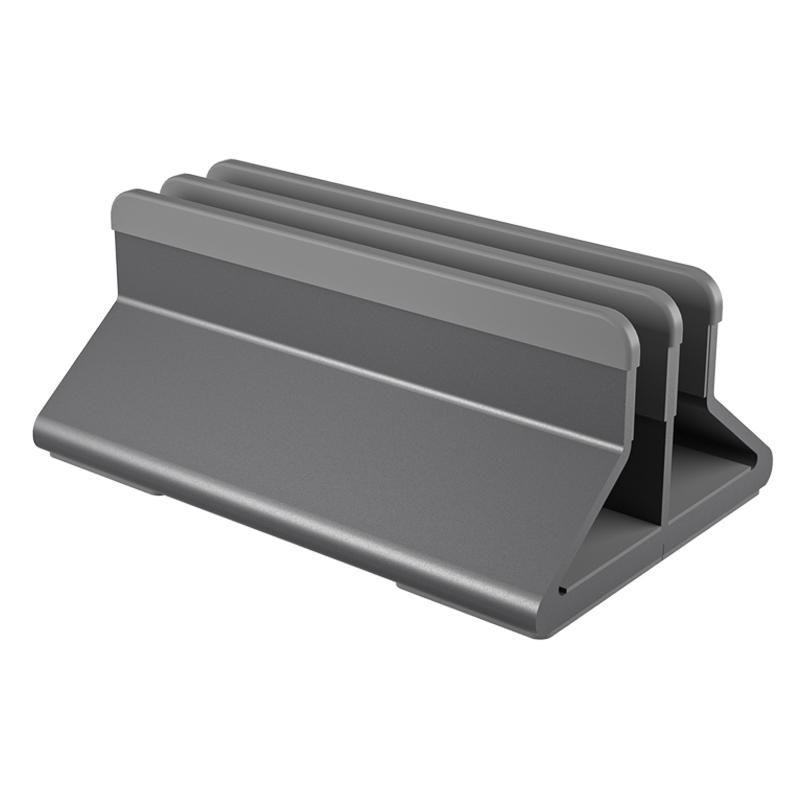 

C4 Dual Slot Storage Base for Notebooks and Tablets Non-slip Aluminum Alloy Desk Stand A
