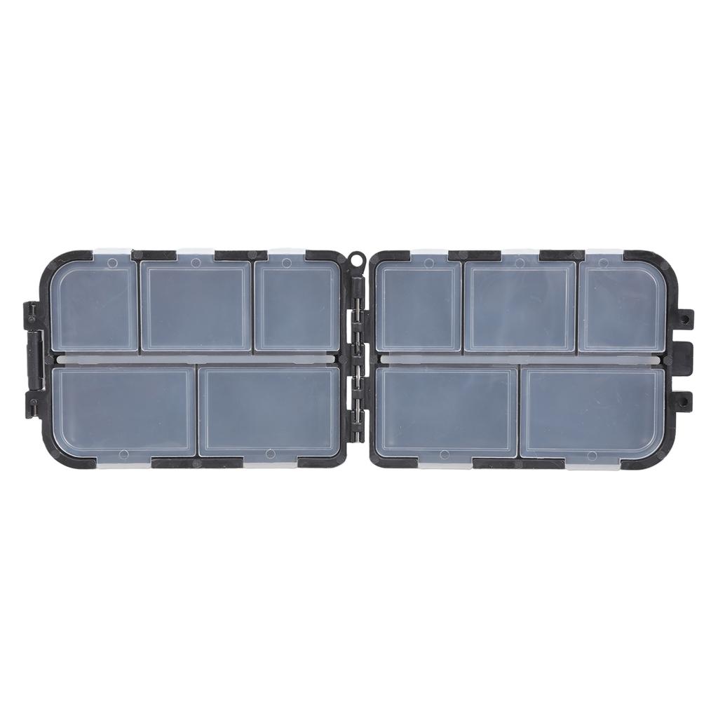 10 Compartments Fishing Lures Boxes Baits Storage Case Fishing Tackle Storage Trays Hook Organizers Waterproof Lures Box