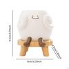 Cartoon Resin Flower Holder Ornament Collectible Pot Decorative Planter for Office Party Entryway