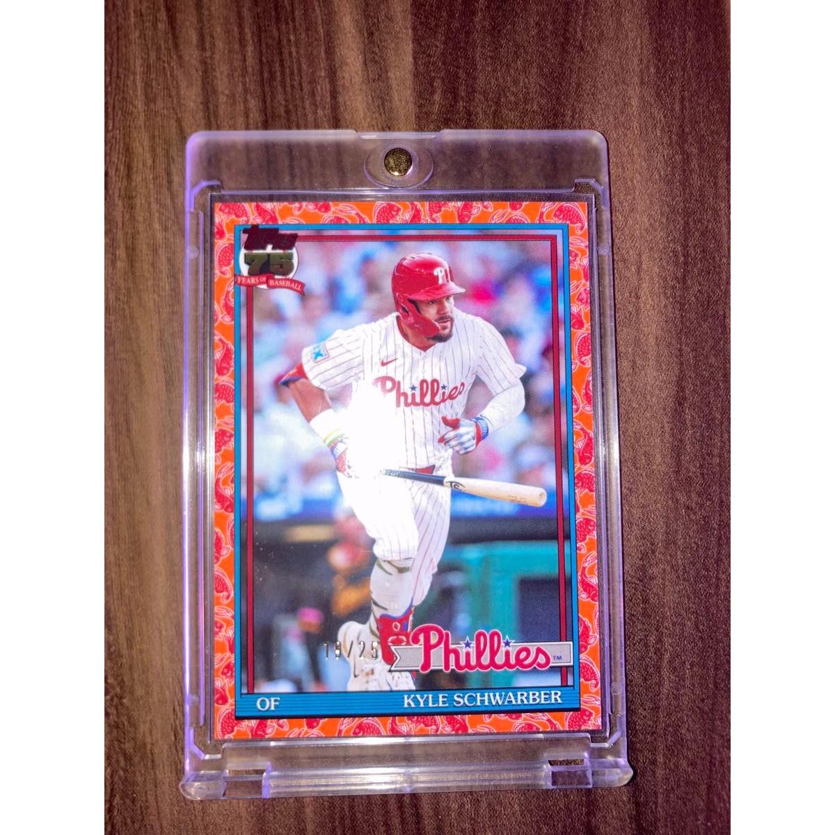 Used TOPPS MLB 2026 Japan edition Kyle Schwarber Carp Parallel Limited to 25 pieces Kyle Schwarber