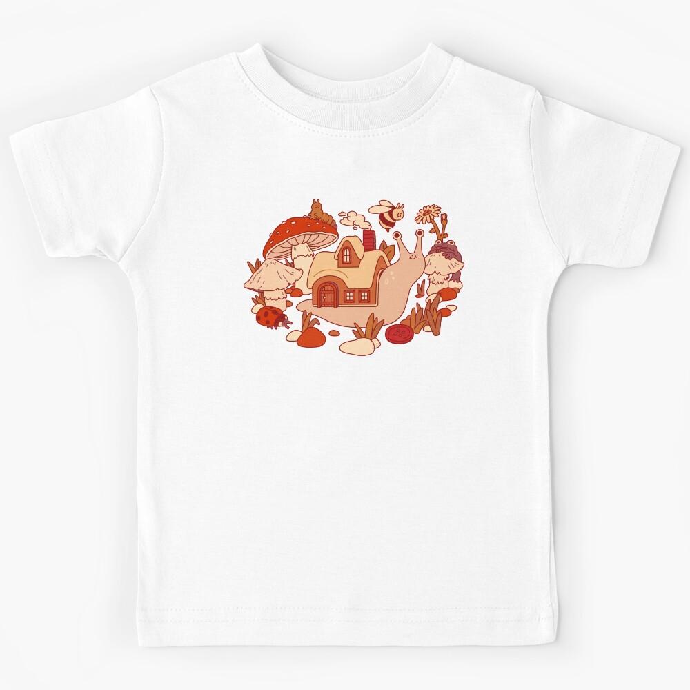 Snail s Cozy Cottage Kids T-Shirt 120