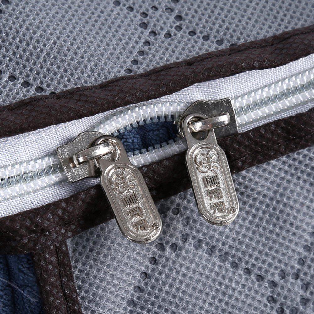 Large Zippered Storage Bag Durable Foldable Storage Bag Seasonal Storage Storage Bag  For Quilt