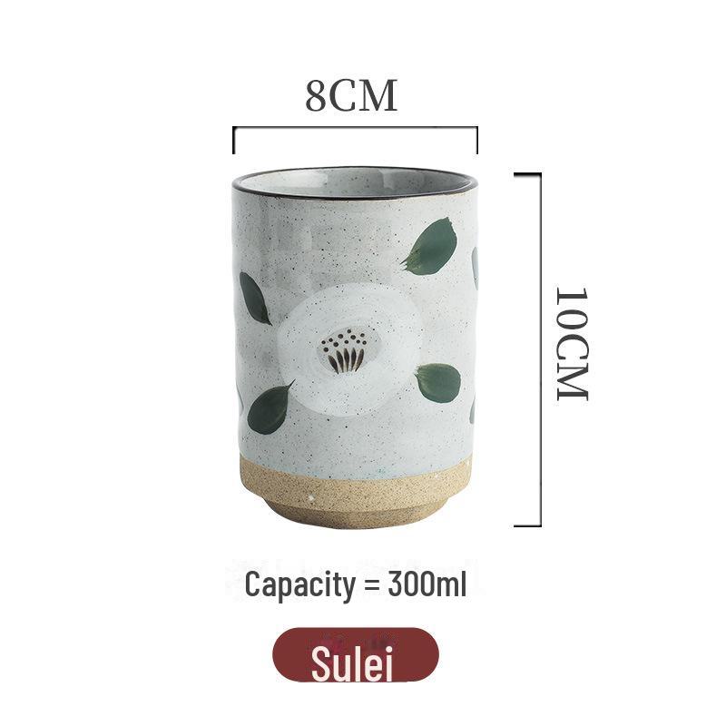 Retro Japanese Ceramic Stoneware Tea and Sushi Cup