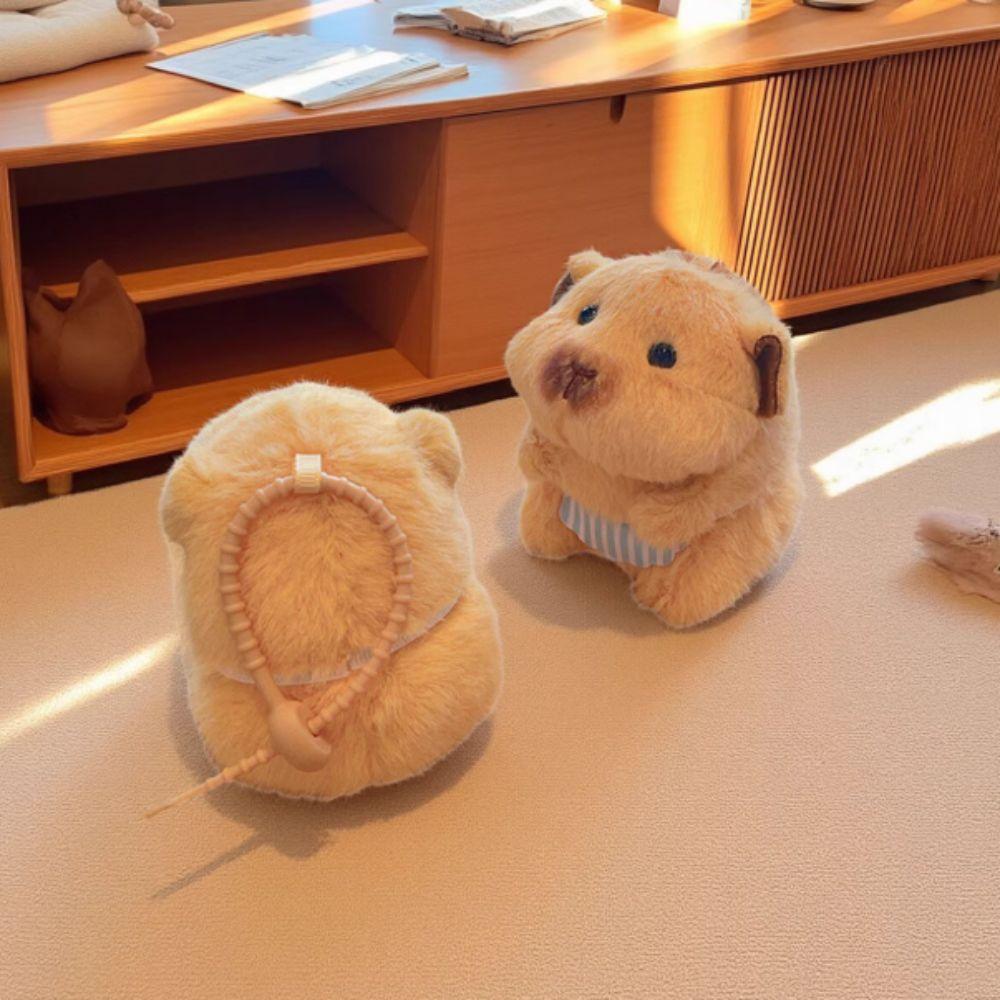 Hanging Decoration Hamster Plush Pendant Stuffed Animal Hamster Plush Keychain School Bag