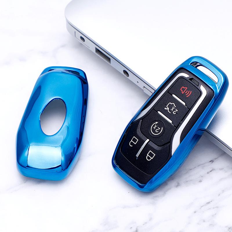 Ford Key Case for Mustang, Taurus, Explorer, Raptor, F-150 - Half-Pack Key Shell