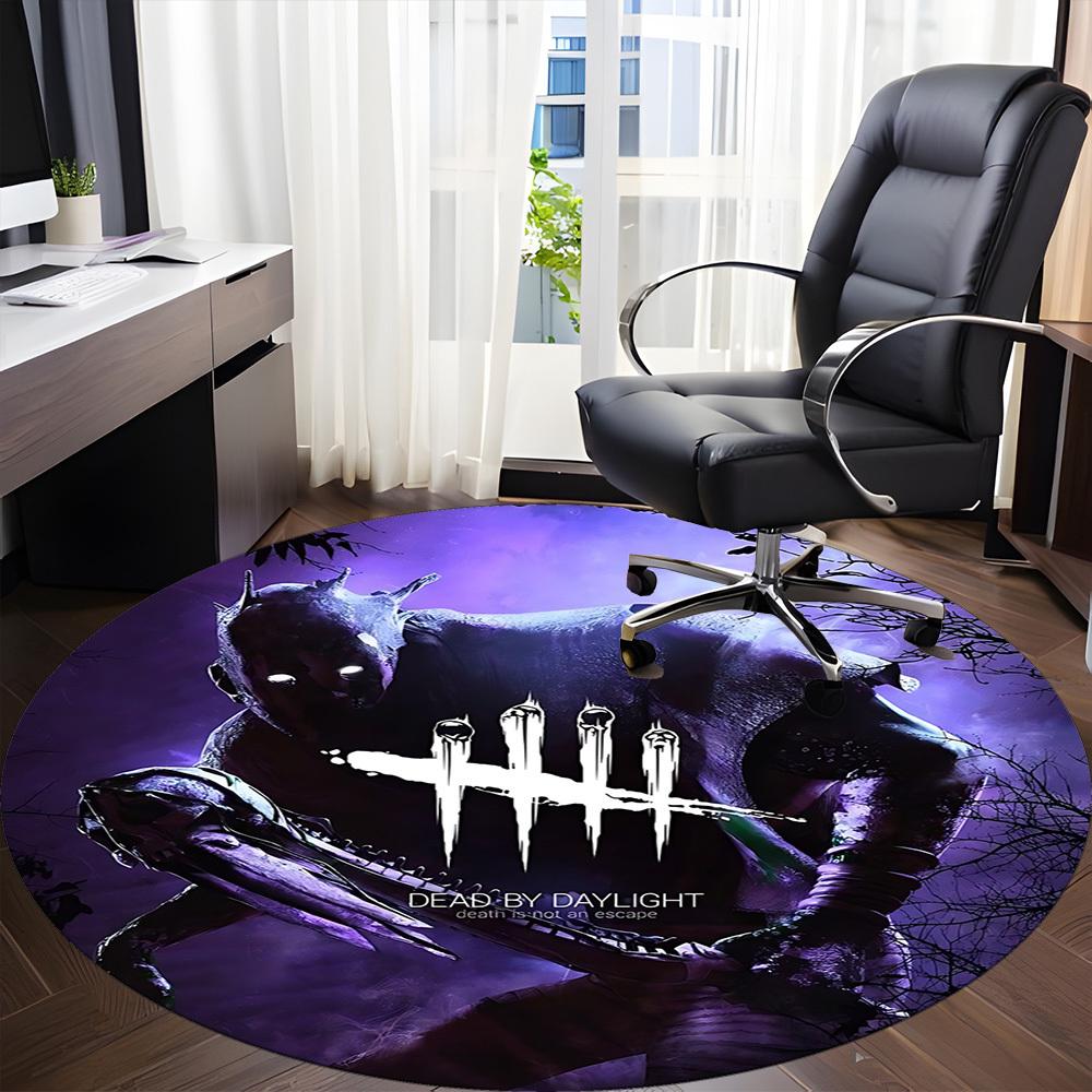 1pc Dead by Daylight Office Round Area Rug, Under Office Chairs Bedroom Living Room Home Decor A0926060