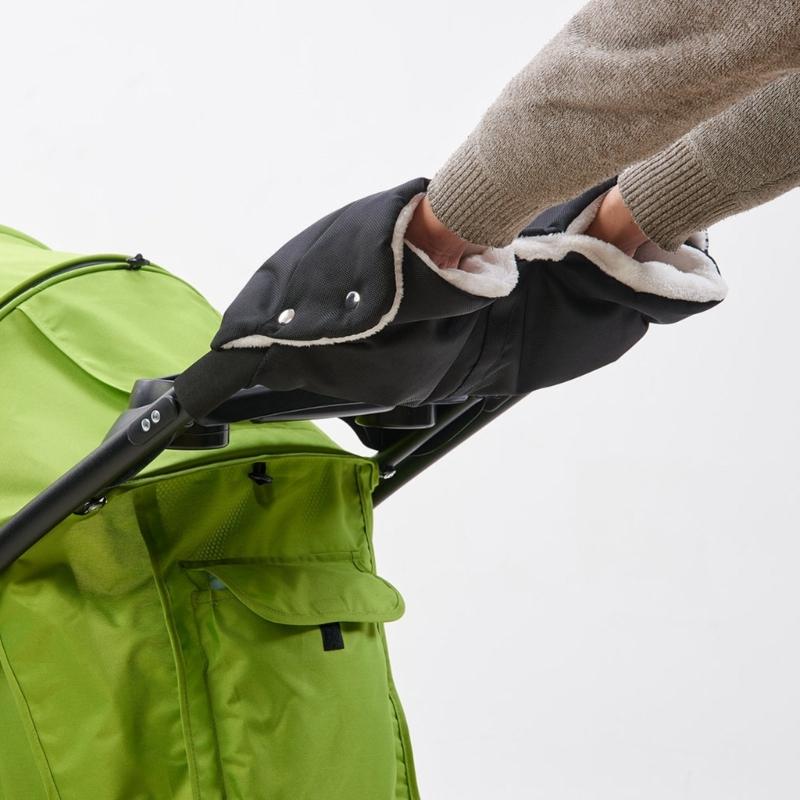 Wind and Snow Resistant Gloves for Parents Warm Gloves for Strollers Durable Stay Comfortable While Pushing the Stroller