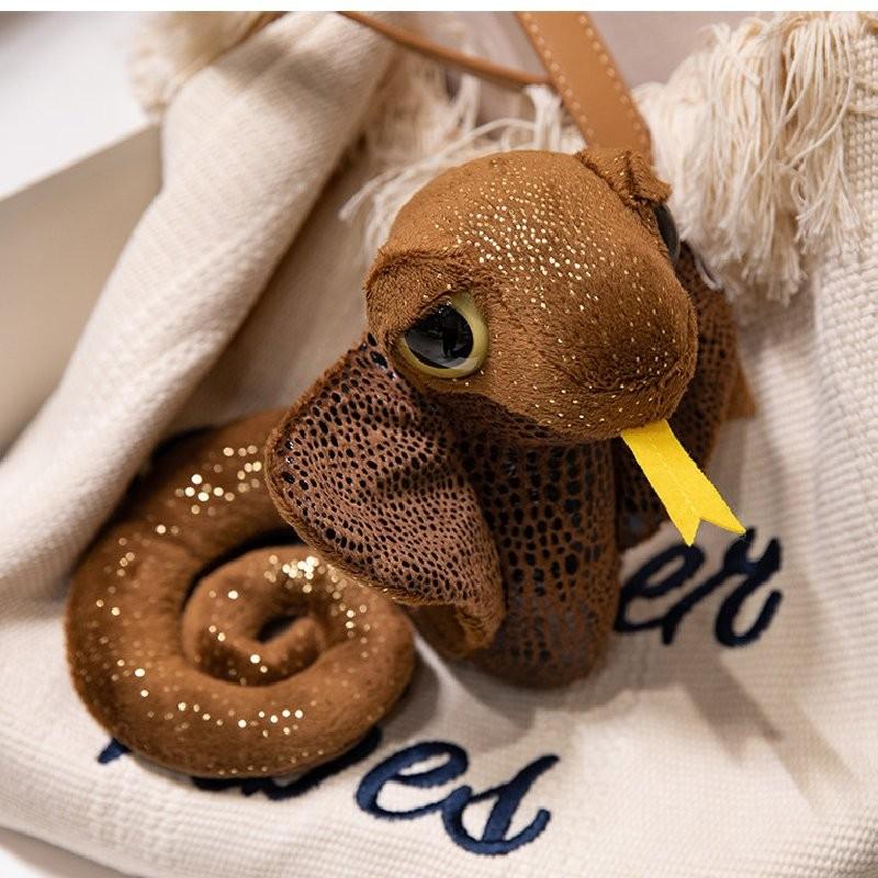 Adorable Plush Snake Doll Soft And Cuddly Serpent Toy For Kids In Various Colors