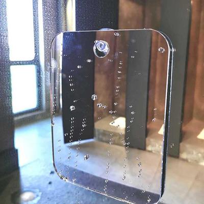 Akrilik Anti Sis Aynası Duş Tıraş Buğusuz Ayna Tuvalet Seyahat Aksesuarları Kadınlar İçin Makyaj Erkek Tıraş Banyo Aletleri