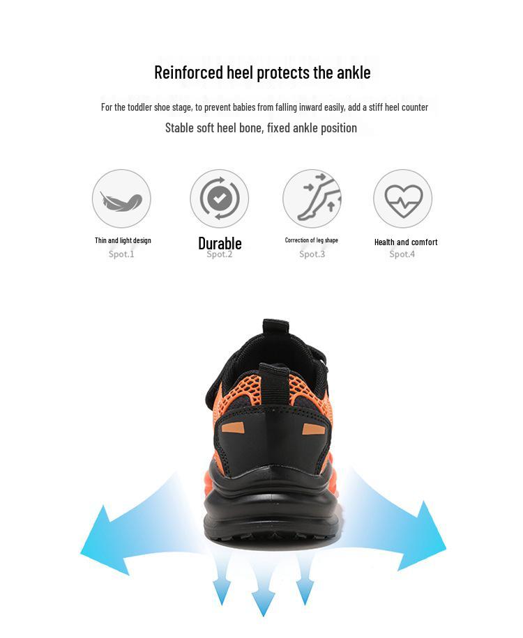 Abckids 2026 Spring Breathable Mesh Shoes: Casual Kids' Footwear for Boys & Girls