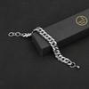 Titanium Steel Cuban Link Bracelet Men Women Geometric Design Hypoallergenic Durable Fashion Jewelry