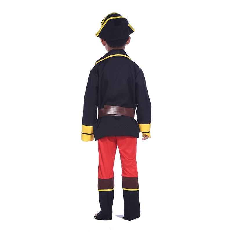 Halloween cos kids male jack pirate costume masquerade party female cosplay costume suit