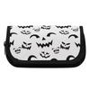 Pencil Pouch High Capacity 300D Polyester Double Zipper with Two Storage Layers for Pens Stationery Accessories for Teens Students