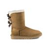 UGG Bailey Mini Bow II Boot Fleece Lined Thermal Crew Snow Boots Women's Chestnut 1016225-CHE