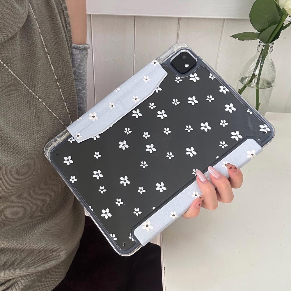 For iPad Case A16 11th 2025 9th 8th 7th Generation Pro 11 13 2024 12.9 Cover Pencil Holder Funda iPad Air 5 4 13 11 Inch Mini 6