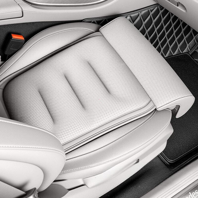 Car Seat Extended Footrest Driver and Passenger Leg Rest Universal Car Seat Cover Leather Thick Down Non-slip Cars Seats Cover