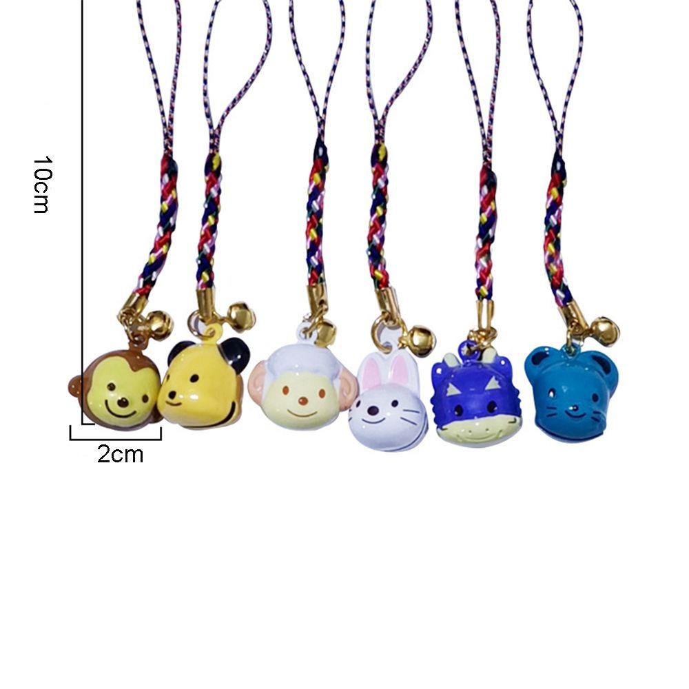 Design Bell Zinc Zinc Alloy Bag Pendent Chinese Style Pendant Chinese Zodiac Women Key Chain Car Key Ring