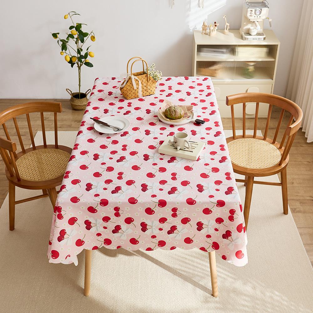 Kleines frisches pasturales Tischdecken, Wasserdichte Tischdecke, Hochwertige florale Kaffeetischdecke für das Wohnzimmer
