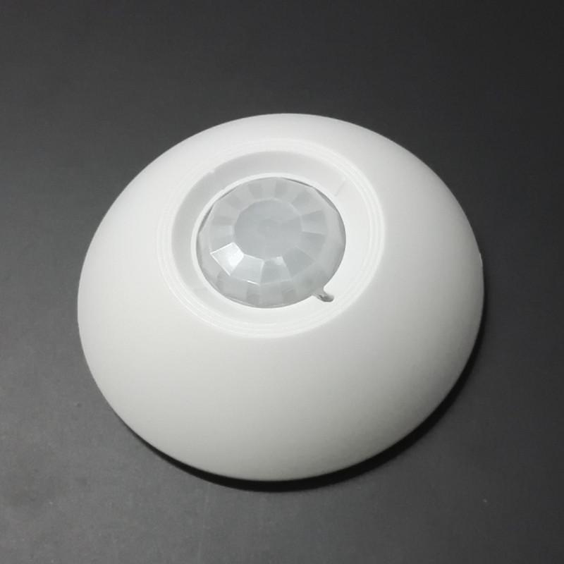 Ceiling-Mounted 360° Infrared Detector with Wired Light Control