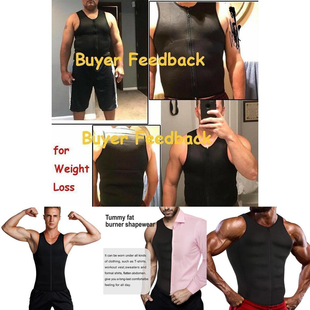 Neopren Bastu Kroppsformande Väst Med Överlägsen Magekontroll Och Ryggstöd**