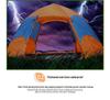Hexagonal Double-Layer Camping Tent: Quick-Open, Portable, Windproof & Waterproof