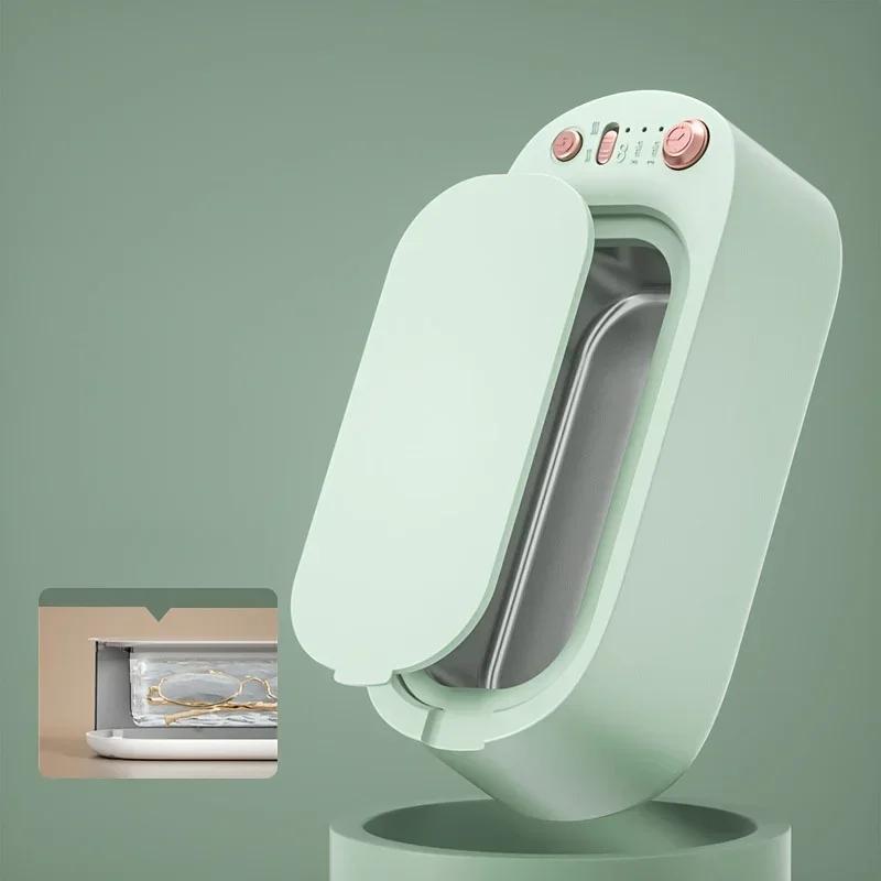 

Очистка на 360°, USB-зарядка | Высокочастотное вибрационное очищающее устройство, подходит для ювелирных изделий, очков, часов, брекетов и т. д.