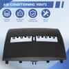 Car Air Conditioner Outlet Finisher-Instrument Panel Air Conditioning Vents Cover Shell For Nissan Tiida 2005-2011 Black