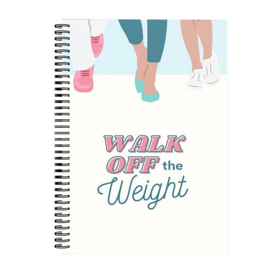 Exercise Workbook for Walking Off The Weight Schedule Planner Journal Thick Paper Smooth Writing Notebook for Home School Office Use