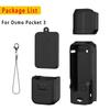 Silicone Cover for Dji Pocket 3 Protective Case Anti-Scratch Handle Soft Sleeve Skin Lens Cap, For Dji Osmo Pocket 3 Accessories