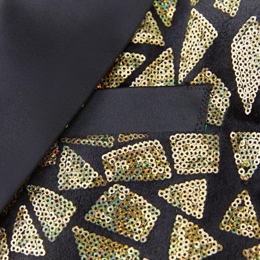 Pánská triangle flitrová bunda Shiny Blazer