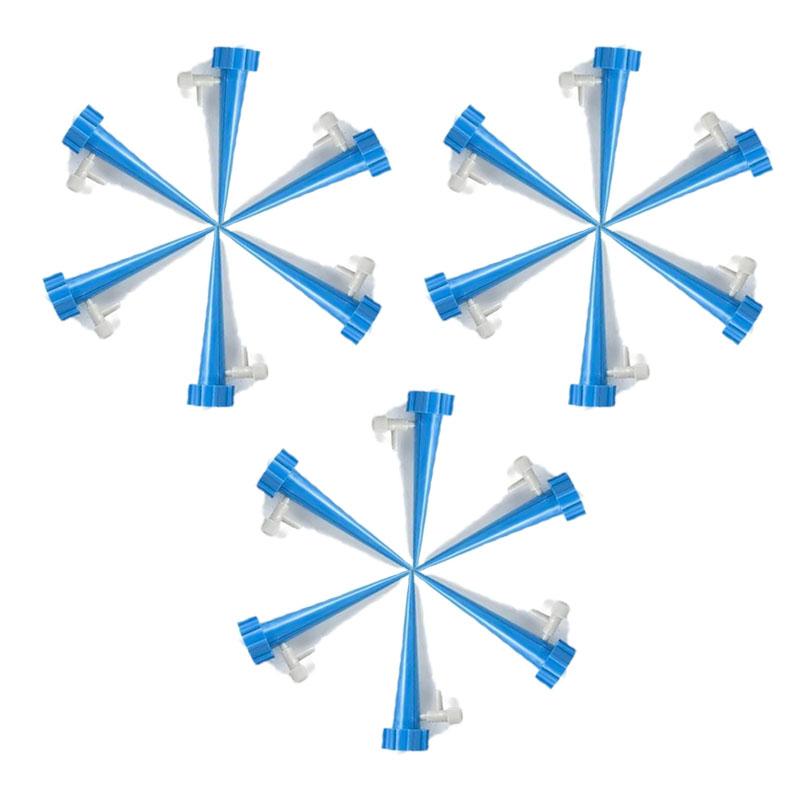 6/12/18/24/30pcs Auto Drip Irrigation Watering Device Self-Watering Dripper Kits Garden Household Flower Automatic Waterer Tool