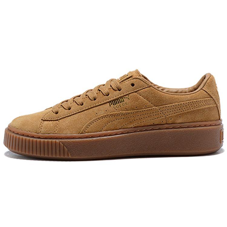Кроссовки Puma Suede Platform Низкие Женские Кроссовки Пшеничный 365698-09 35.5