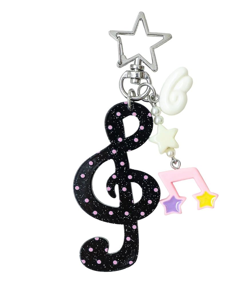 WEGO Melody Charm School Size Pattern 1 Keychain, Cute, Girly, Gift, Present, Women's, F,