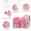 3-Piece Ultra-light Rabbit Backpack Set for Girls, Grades 1-6: Includes School Bag, Lunch Bag, and Pencil Case