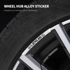 4Pcs Aluminium Car Wheel Hub Styling Stickers Decoration Strip For Lexus FSPORT LBX NX RX 350h 450h ES UX 300e GS GX IS LS LX CT