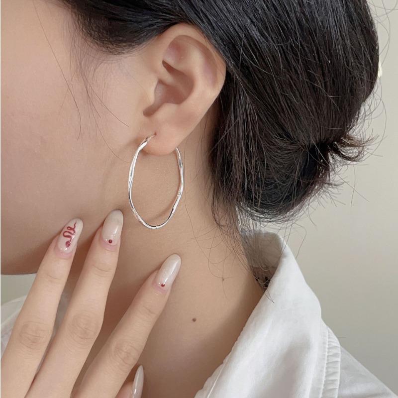Cercei Cerc Mare Femei High-end Simplu Personalitate Temperament Cercei Bijuterii Noi pentru Urechi