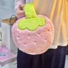 Multi-functional Cosmetic Bag Strawberry Shape Jewelry Miscellaneous Storage Storage Bag Handheld Makeup Bag Home Travel