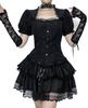Lolita JSK Dress Gothic Lolita Forest Girl Witch Lace Braided Princess Cute School Festival A L [KALAOK]