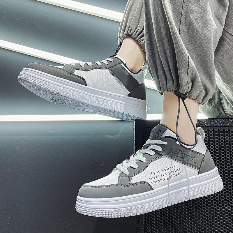 Men's Shoes Are Breathable In Summer 2025 New Trendy Youth Sports and Leisure Little White Board Shoes To Increase the Height of Versatile Trendy Shoe