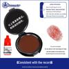 Quick-Drying Multi-Color Fingerprint Pad: Red, Blue & Black