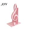 Music Themed Home Decor 3D Printed Treble Clef Bookends, Note Shelf Organizer, Non-Slip Modern Bookend Room Decoration with Stable Support,