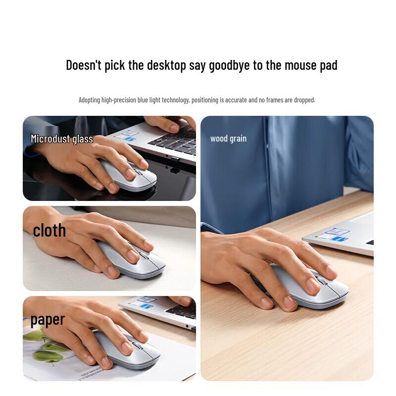 Ugreen MU001 Dual-Mode Silent Lightweight Wireless Mouse (3-Pack)