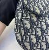 [Pre-Owned] Saddle Removable Adjustable Shoulder Strap Magnetic Buckle Closure Printed Saddle Bag Crossbody Bag Fabric Handbag Sho - Very Good #J7OH9S
