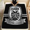 Custom Name PAOK Flannel Blanket, High Quality Comfortable for All Seasons, Home Decor, Warmth and Comfort