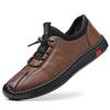 Leather Shoes Men's Soft Leather Soft Sole Soft Surface 2025 New Autumn Breathable Men's Casual Shoes Leather Shoes