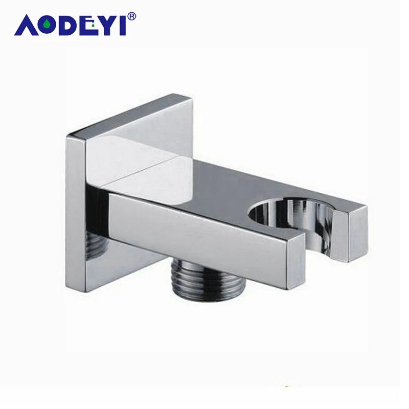 Brass Wall Mounted Hand Held Shower Holder Shower Bracket & Hose Connector Wall Elbow Unit Spout Water Inlet Angle Valve