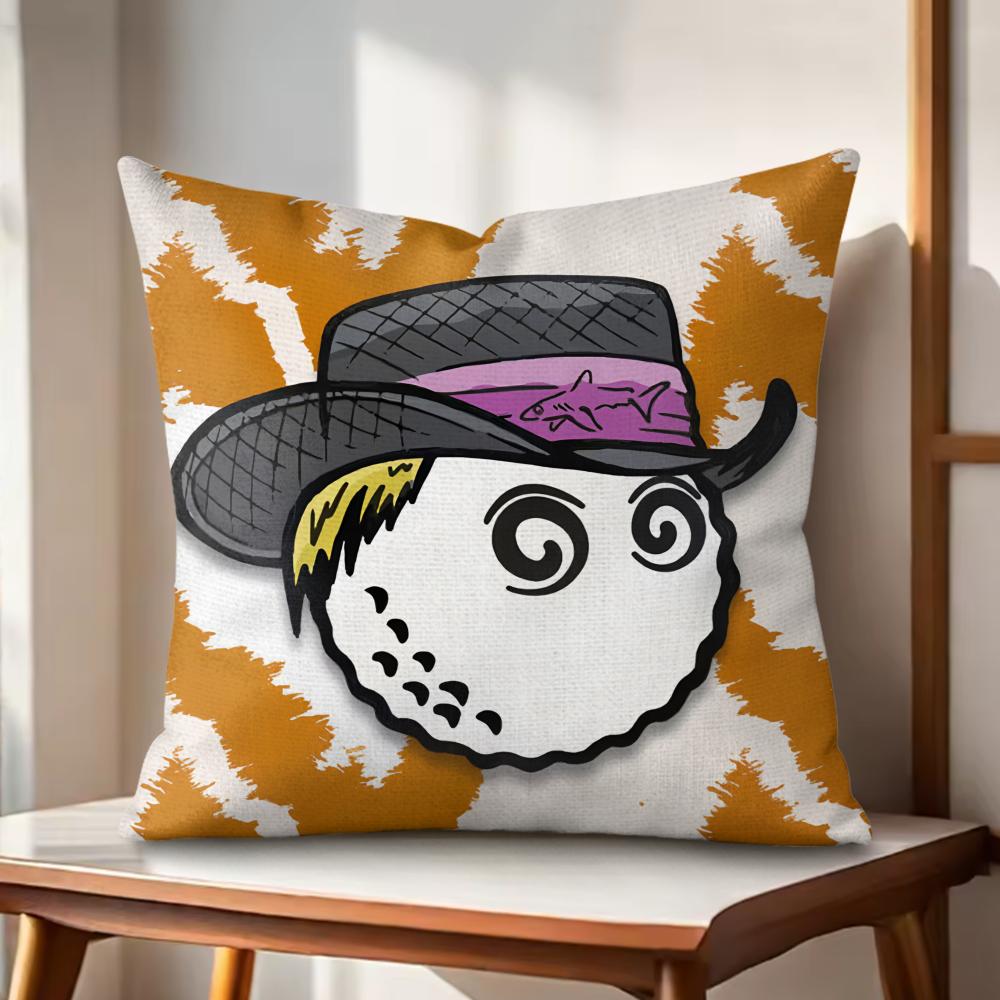 Luxury Sport MMalbon Golf Cushion Cover Natural Linen Organic Fabric DoubleSided Printing Couch Pillow Covers Home Decor