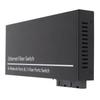 Tx1310nm RX1550nm Ethernet Fiber Switch 2 Optical Port 8 Electrical Port Up To 20km Single Mode Fiber Transceiver
