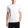 Emporio Armani Cotton Loose Fit Short Sleeve Round Neck Solid Color Jacquard T-Shirt Men T-Shirts White EM003011-AF10762-F0135